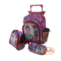 Conjunto mochila, estojo e lancheira personalizadas infantil